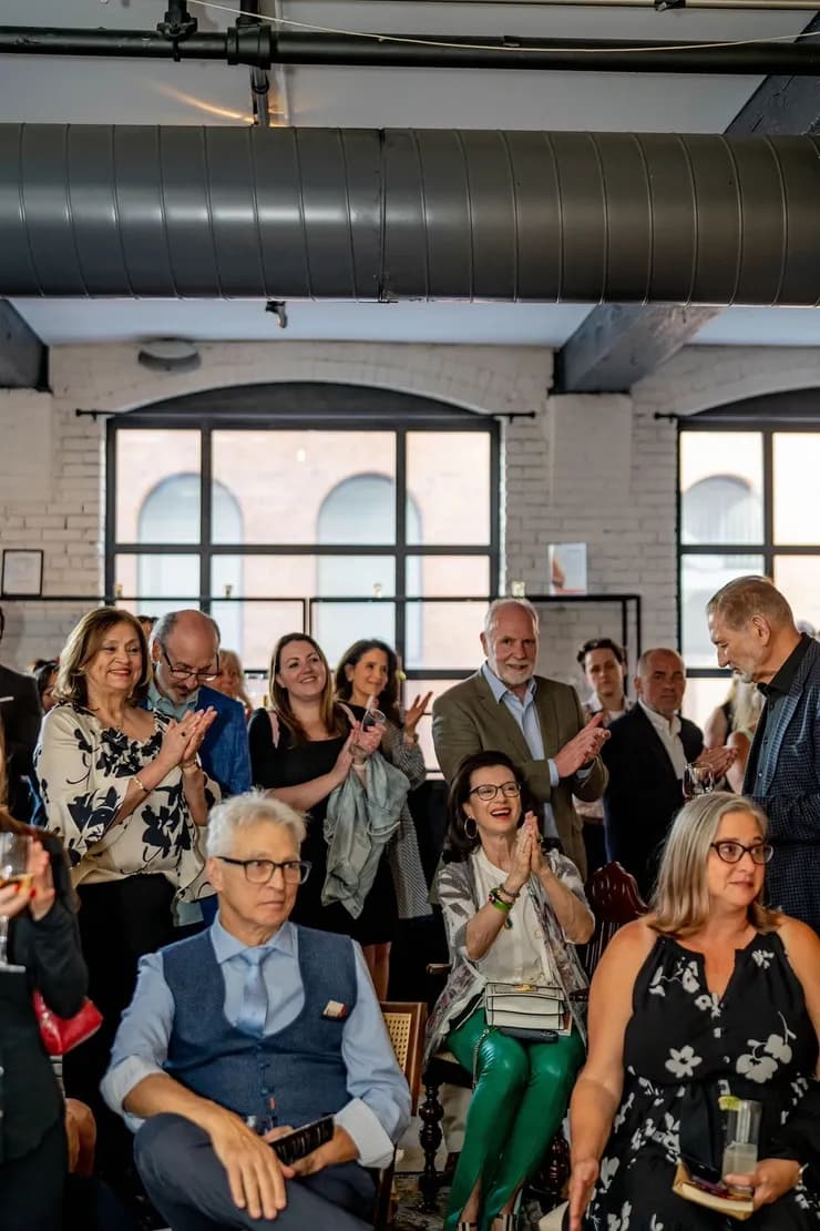 Guests applauding during the inaugural CANREADS Awards.